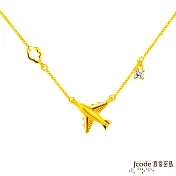 J’code真愛密碼金飾 環遊世界硬金項鍊