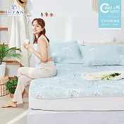 《DUYAN 竹漾》Cool-Fi 瞬間涼感6D冰涼墊 / 雙人 / 落花漫雪