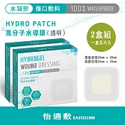 怡適敷EASTDERM -水凝膠傷口敷料 (5片入黏貼範圍65mmX65mm)2盒入