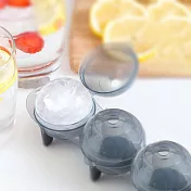 《FOX RUN》Tulz 3格冰球製冰盒 | 威士忌冰球 冰塊盒 冰塊模 冰模 冰格 - 灰