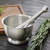 《FOX RUN》不鏽鋼磨搗組 | 研磨缽 磨藥機 搗泥器 杵臼 搗缽 不鏽鋼磨搗組