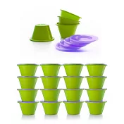 《ibili》附蓋矽膠布丁杯4入 | 點心烤模 矽膠布丁杯4入