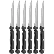 《KitchenCraft》鋸齒牛排刀6入 | 西餐刀 餐刀 鐵板刀
