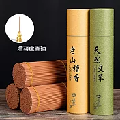CS22 大盒老山檀香天然艾草線香(360支/罐) 天然艾草