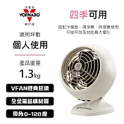 美國VORNADO沃拿多 經典迷你復古扇 VFANMC23 (白色) 白色