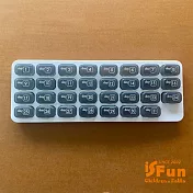 【iSFun】旅行便攜*整月份拆卸式藥盒31格/顏色可選 黑