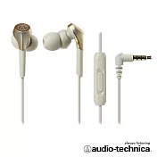 鐵三角 ATH-CKS550XiS 智慧型用重低音耳塞耳機 金色