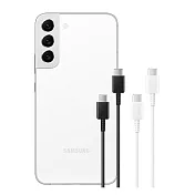 Samsung 三星製造 S25 S24系列 雙 Type-C 快充充電線 (100cm / 袋裝) 白色