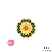 【點睛品】 Charme Mini 彩繪菊花 黃金串珠