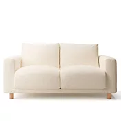 【MUJI 無印良品】沙發本體 /2人座/羽毛獨立筒(布套、沙發腳需另購)
