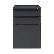 【MUJI 無印良品】鋼製三層資料櫃/深灰