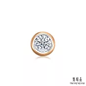 【點睛品】Daily Luxe 10分 炫幻星光 18K金鑽石耳環(單只)