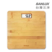 SANLUX臺灣三洋 竹製數位體重計 SYES-305