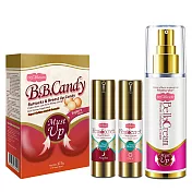 Ivy Maison-Must up 粉嫩飽滿美胸組plus+(豐盈糖+國際版美胸霜+乳暈霜豪華版)