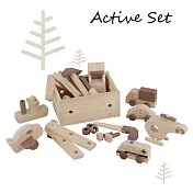 日本IKONIH 愛可妮檜木玩具:組裝學習套組(加贈日本進口檜木精油噴霧一瓶)