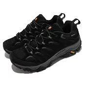 Merrell 登山鞋 Moab 3 GTX 女鞋 黑 灰 防水 戶外 Gore-Tex 支撐 避震 ML036320