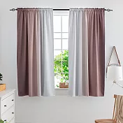 【巴芙洛】高精密漸變色遮光窗簾260cm寬165cm高/抗UV遮光窗簾/防紫外線照射 漸變奶茶咖