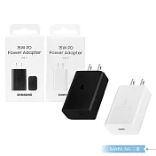 Samsung 原廠盒裝公司貨 EP-T1510 15W Type C充電器 ( 適用Note/S )  黑色