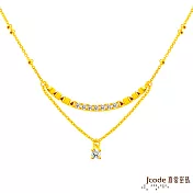 J’code真愛密碼金飾 輕奢風黃金項鍊