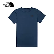 The North Face M MFO S/S POLY TEE 男 吸濕排汗圓領短袖T恤 NF0A7WB5N4L S 藍