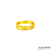 J’code真愛密碼金飾 邂逅美好黃金女戒指