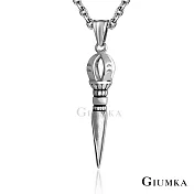 GIUMKA 白鋼項鍊極簡主義 個性潮流短鍊 MN08093 50cm 銀色