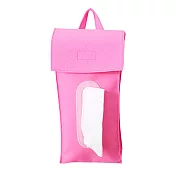 E.City_簡約創意紙巾掛袋 玫紅