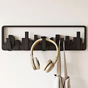 《Umbra》壁掛式掛勾收納架 | 掛勾 牆壁掛勾 吊鉤 掛鉤 - 墨黑城市