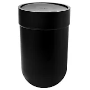 《Umbra》Touch搖擺蓋垃圾桶(墨黑6L) | 回收桶 廚餘桶