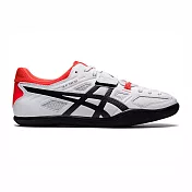 Asics Heat Throw [1093A154-100] 男女 擲部鞋 競賽 魔鬼氈 鐵餅 鉛球 耐磨 白黑橘
