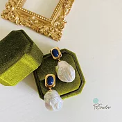 ENDRO ACC 藍殿堂巴洛克珍珠耳環