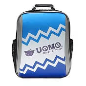 UNME-3276賽車風輕量後背書包  -天空藍