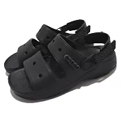 Crocs 涼拖鞋 Classic All-Terrain Sandal 男鞋 女鞋 黑 全黑 戶外 雙帶 207711001 26cm BLACK