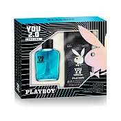 PLAYBOY 全面啟動男性淡香水禮盒 (淡香水 60ml/沐浴膠250ml)-代理商公司貨