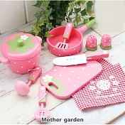 【Mother garden】廚具-10件工具組 野莓經典款