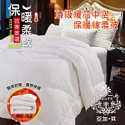 【AGAPE 亞加．貝】MIT 頂級暖芯中空保暖絲柔被 雙人6X7尺 (頂級中空羽絲絨/蓄熱保暖透氣舒適)