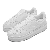 Nike 休閒鞋 W Court Vision Alta LTR 女鞋 小白鞋 厚底 全白 DM0113-100 24cm WHITE/WHITE/WHITE