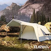 【turbo tent】turbo lite 300 3代一房一廳八人帳篷第3代(一房一廳 家庭帳)