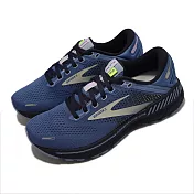 Brooks 慢跑鞋 Adrenaline GTS 22 女鞋 藍 黑 腎上腺素 緩震 路跑 1203531B467