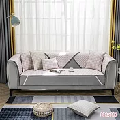 【巴芙洛】冰絲涼感涼夏沙發墊一人坐墊60x60cm 粉色1人(千烏格沙發墊)