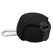 JJC小號防潑水潛水布抗震鏡頭袋JN-S含金屬掛勾(適鏡頭直徑62x高40mm)鏡頭收納袋鏡頭保護包