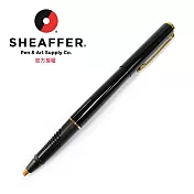 SHEAFFER 黑琺瑯23K金筆夾 鋼珠筆 455