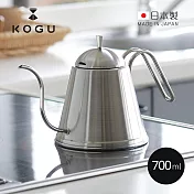 【日本下村KOGU】ITTEKI 日製18-8不鏽鋼極細口咖啡手沖壺-700ml
