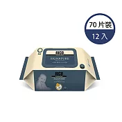 韓國RICO baby-金盞花有機天然特厚款濕紙巾(Signature)_ (70抽)x12入