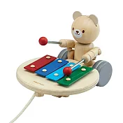 泰國Plantoys 小熊演奏家拉車