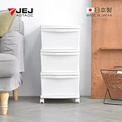 【日本JEJ】EMING CEVO日本製三層移動式抽屜櫃-DIY- 白