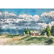 【玲廊滿藝】張偉鈺-北海道美瑛38x26cm