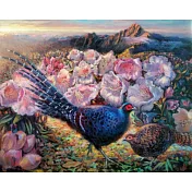 【玲廊滿藝】盧來全-春曦樂園102x83.5x4.5cm