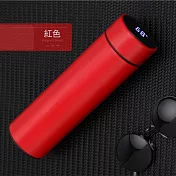 CS22 智能LED溫度顯示304不銹綱保溫瓶5色(500ml)-2入 紅色
