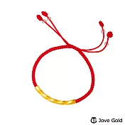 JoveGold漾金飾 優雅的季節黃金繩手鍊